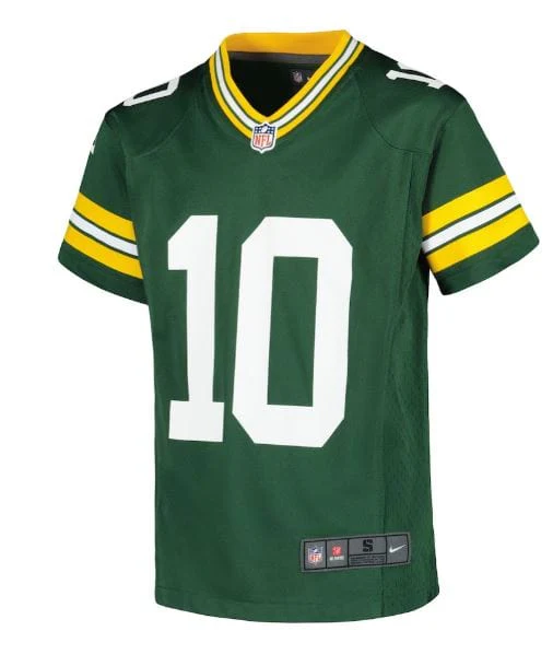 Youth Jordan Love Green Bay Packers Nike Green Game Jersey - Unisex - Image 3