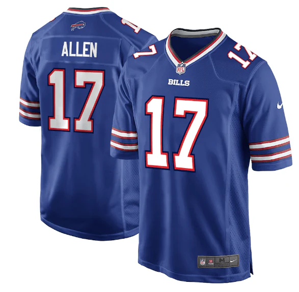 Youth Josh Allen Buffalo Bills Nike Blue Game Jersey - Unisex
