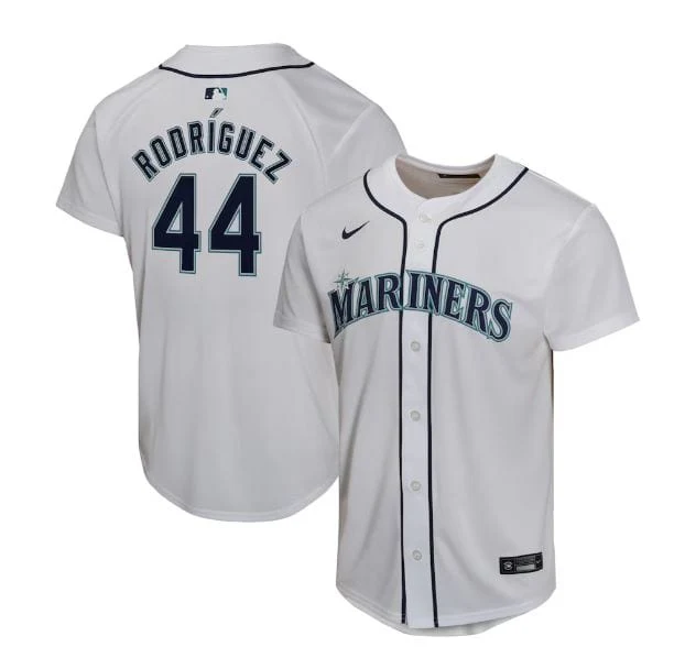 Youth Julio Rodriguez Seattle Mariners Nike White Replica Jersey - Unisex