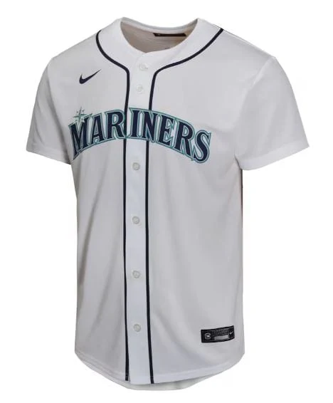 Youth Julio Rodriguez Seattle Mariners Nike White Replica Jersey - Unisex - Image 3