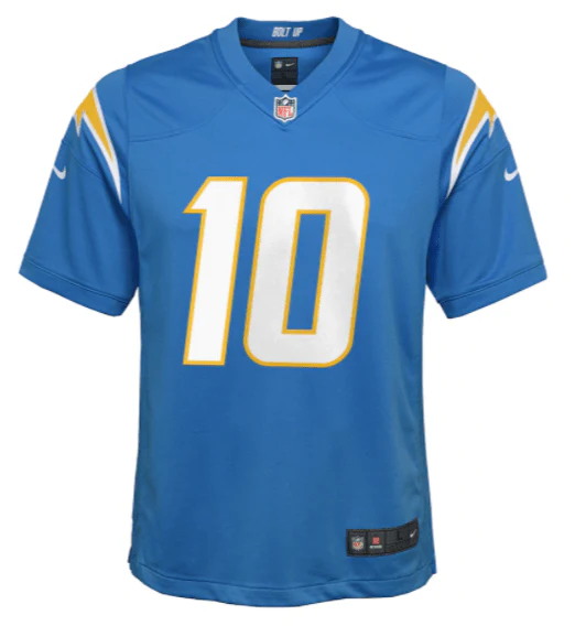 Youth Justin Herbert Los Angeles Chargers Nike Blue Game Jersey - Unisex - Image 3