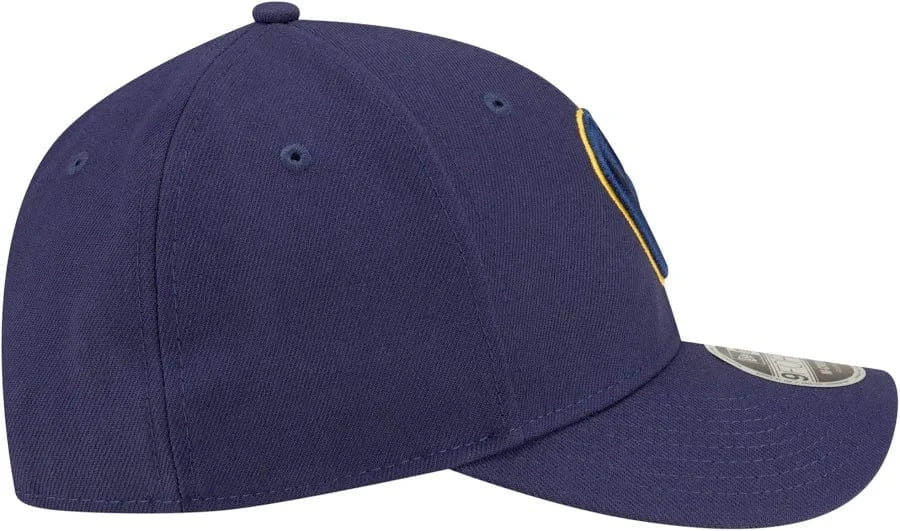 Youth Milwaukee Brewers Navy New Era 9FORTY Player Replica M-Crown Adjustable Snapback Hat - Image 3