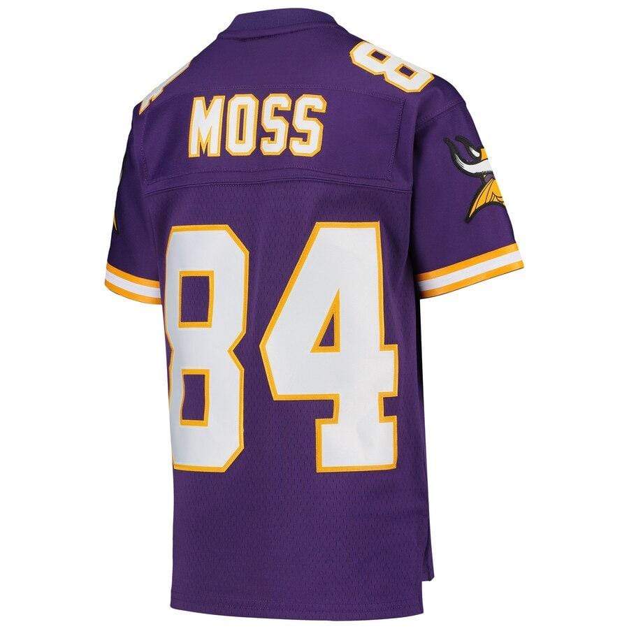 Youth Randy Moss Minnesota Vikings Mitchell & Ness Purple Throwback Jersey - Unisex - Image 3