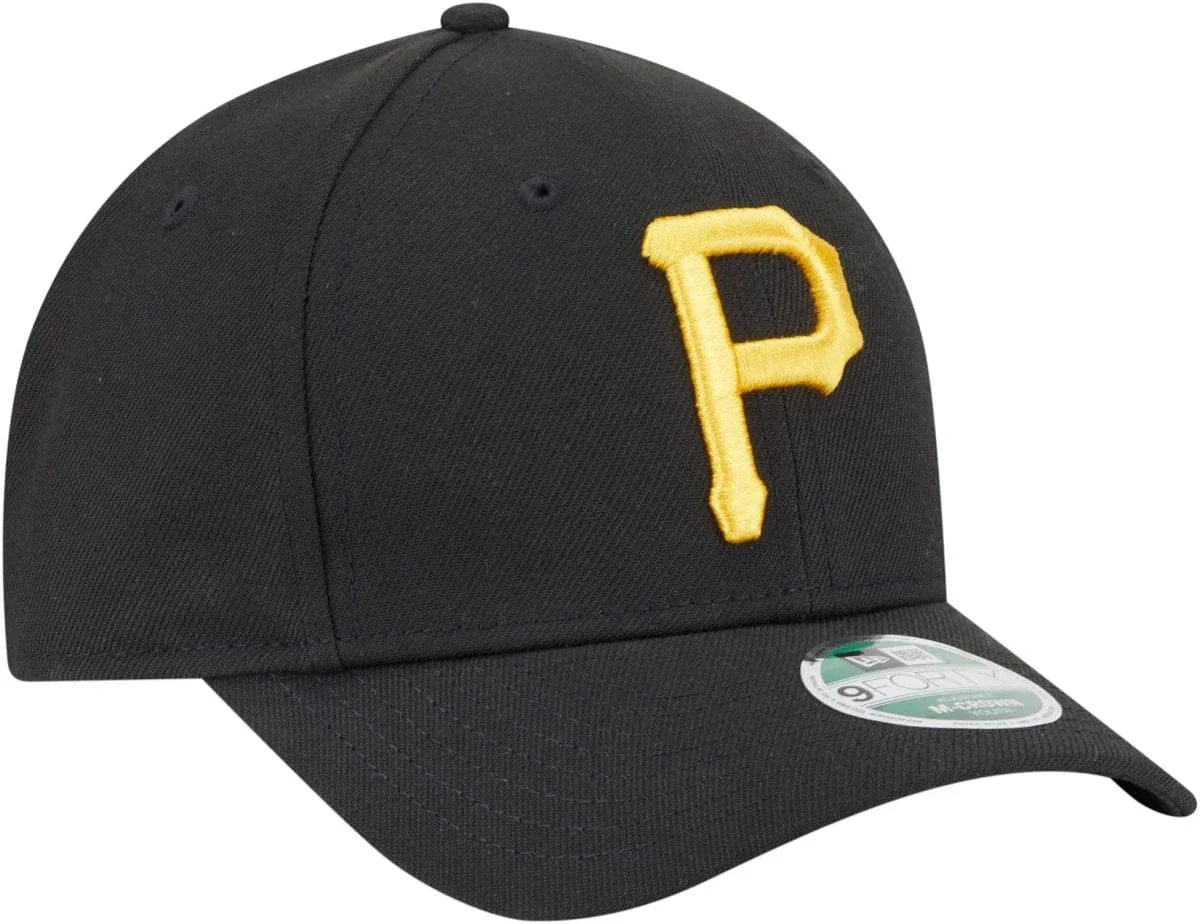 Youth Pittsburgh Pirates Black New Era 9FORTY Player Replica M-Crown Adjustable Snapback Hat - Image 3