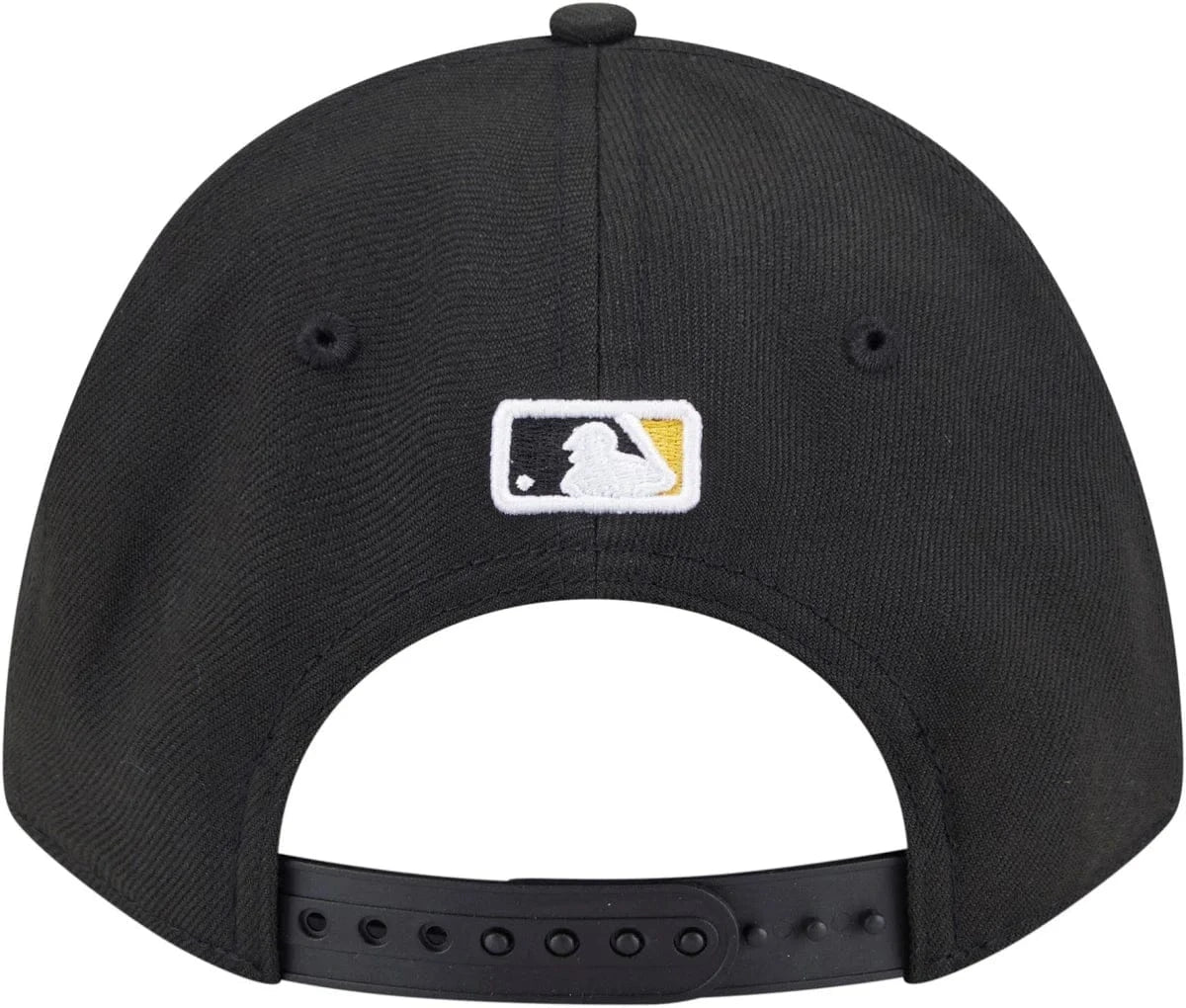 Youth Pittsburgh Pirates Black New Era 9FORTY Player Replica M-Crown Adjustable Snapback Hat - Image 4