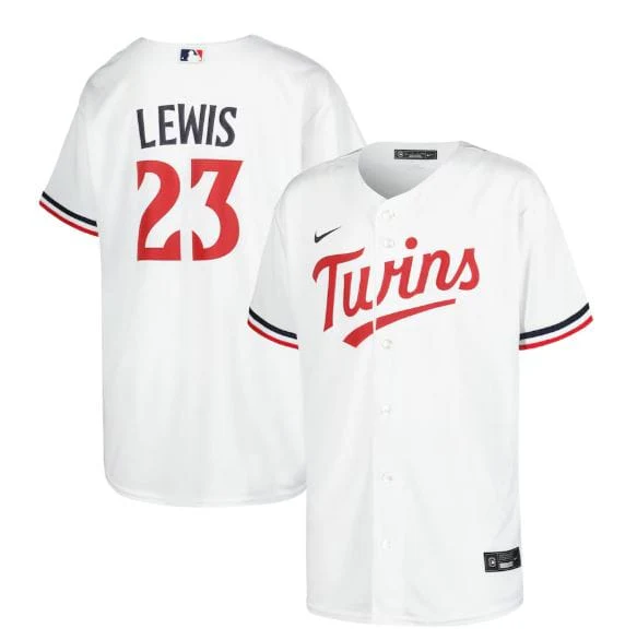 Youth Royce Lewis Minnesota Twins Nike White Replica Jersey - Unisex