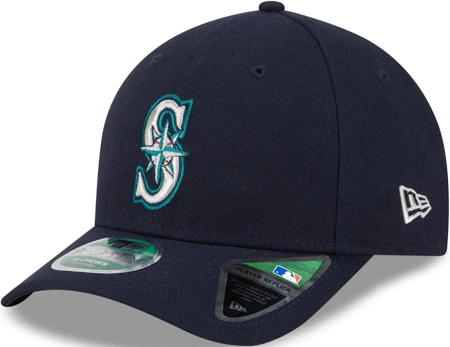 Youth Seattle Mariners Navy New Era 9FORTY Player Replica M-Crown Adjustable Snapback Hat