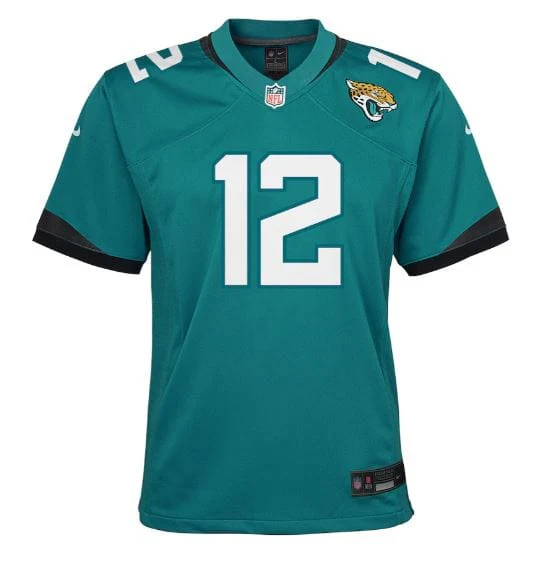 Youth Travis Hunter Jacksonville Jaguars Nike Teal Game Jersey - Unisex - Image 2