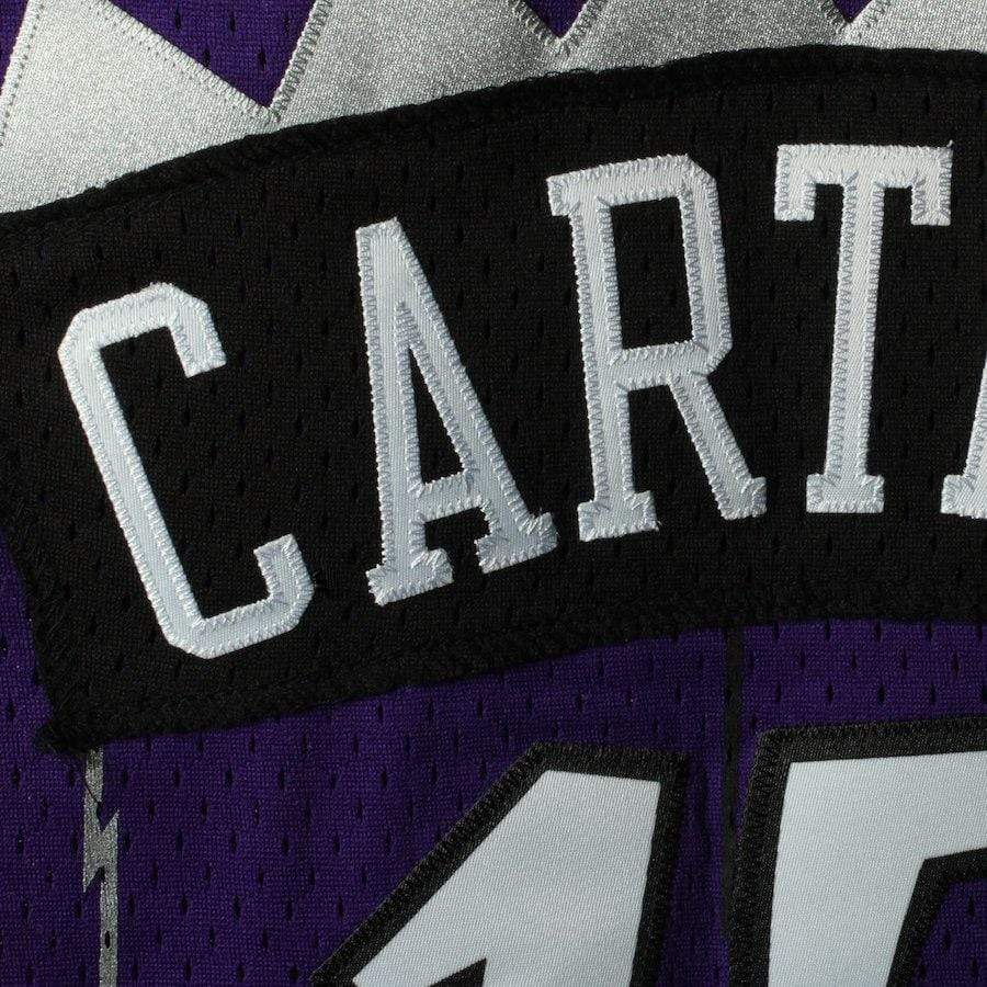 Youth Vince Carter Toronto Raptors Mitchell & Ness NBA Purple Throwback Jersey - Unisex - Image 2