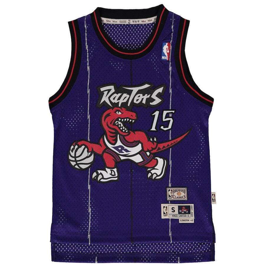 Youth Vince Carter Toronto Raptors Mitchell & Ness NBA Purple Throwback Jersey - Unisex - Image 4