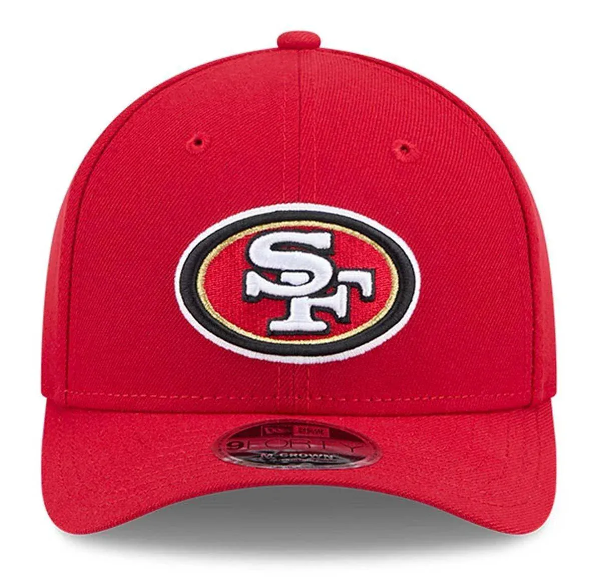 Youth San Francisco 49ers Red New Era 9FORTY M-Crown Adjustable Snapback Hat - Image 2