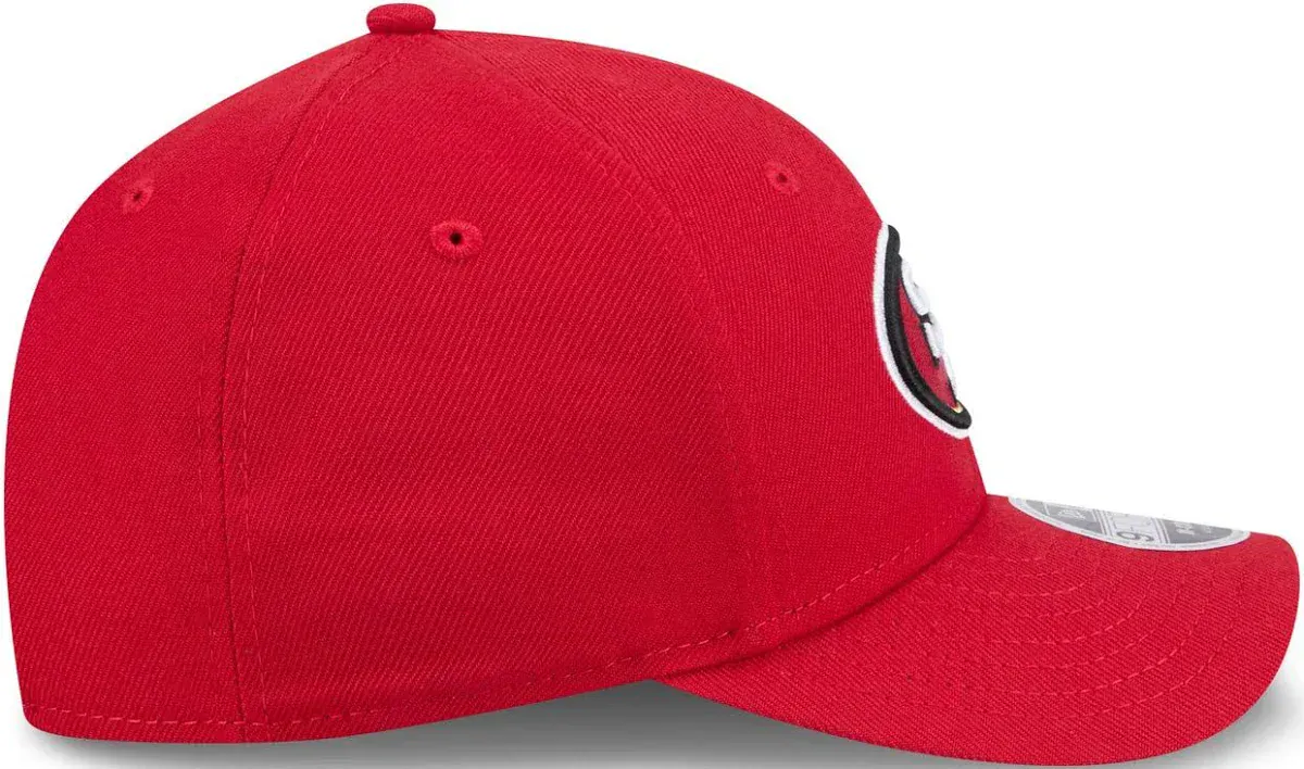 Youth San Francisco 49ers Red New Era 9FORTY M-Crown Adjustable Snapback Hat - Image 3