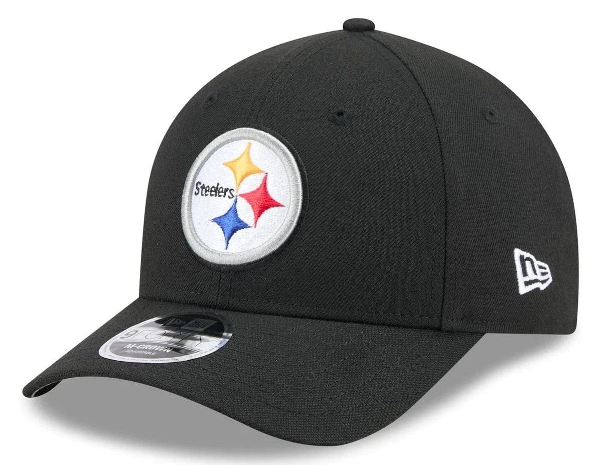 Youth Pittsburgh Steelers New Era Black 9FORTY M-Crown Adjustable Snapback Hat