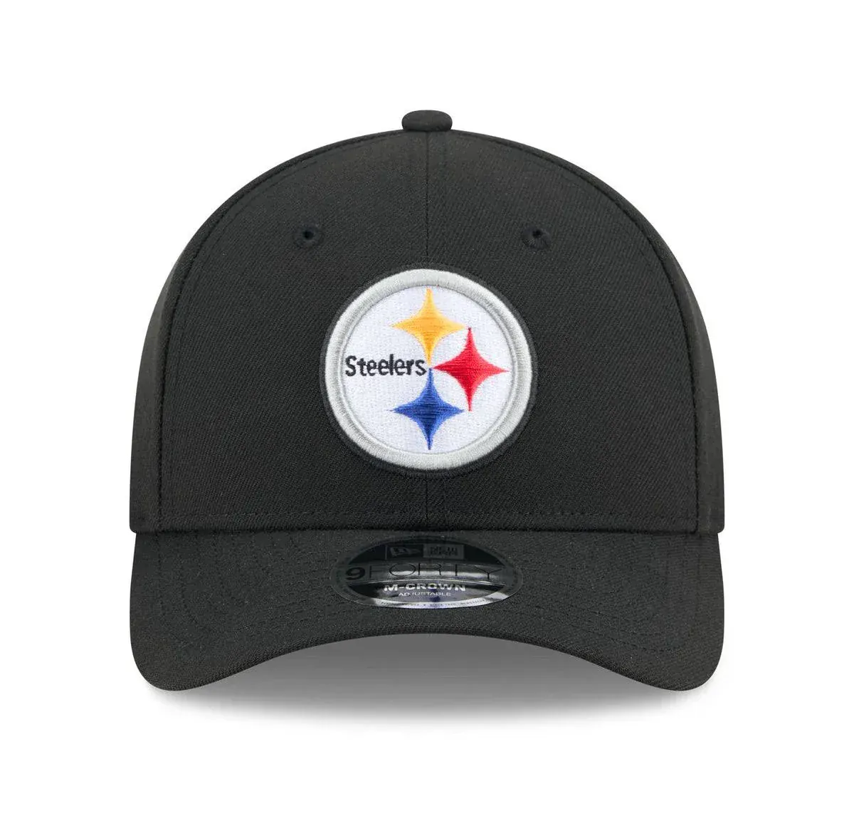Youth Pittsburgh Steelers New Era Black 9FORTY M-Crown Adjustable Snapback Hat - Image 2