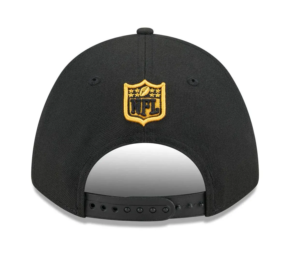 Youth Pittsburgh Steelers New Era Black 9FORTY M-Crown Adjustable Snapback Hat - Image 4