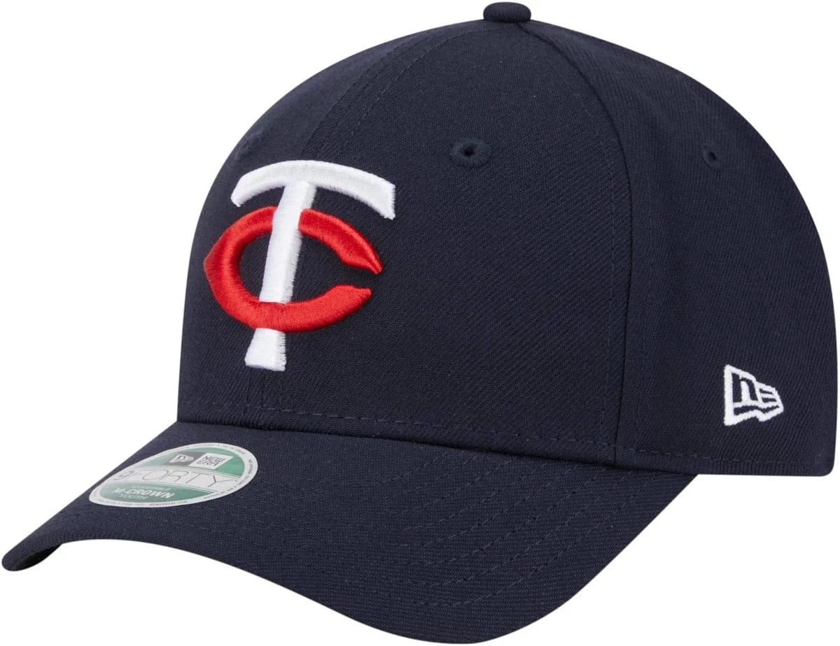 Youth Minnesota Twins Navy New Era 9FORTY Player Replica M-Crown Adjustable Snapback Hat